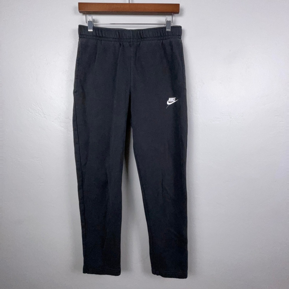 Nike Club Fleece Sweat Pants Mens Small Black Fleece Jogger BV2707-010